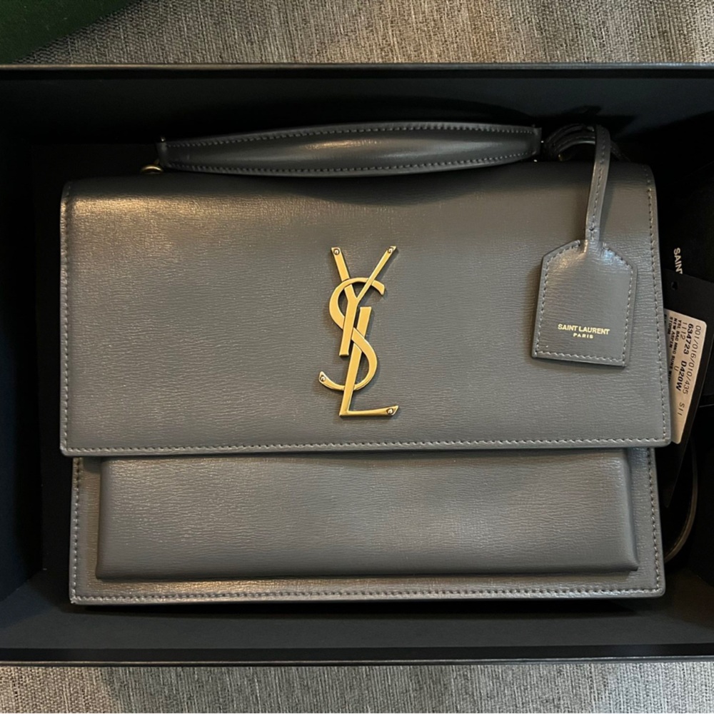 YSL Medium Sunset Satchel